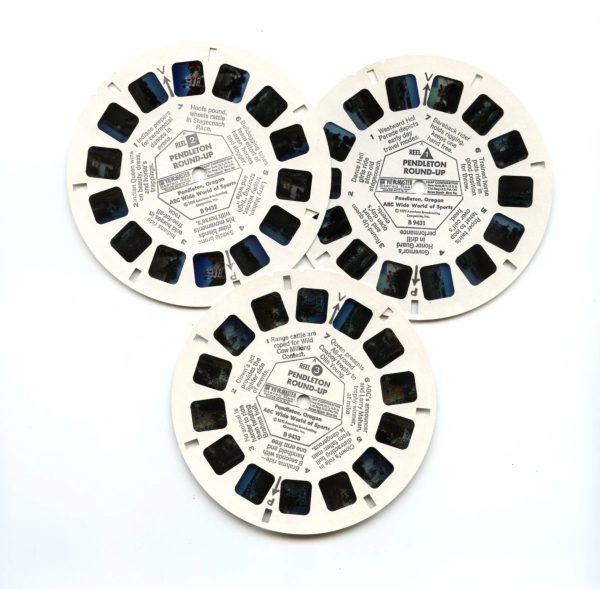 Pendleton Round - up Wild West Rodeo - View-Master-  Vintage - 3 Reel Packet - 1970s views (ECO-B943-G1A) For Discount