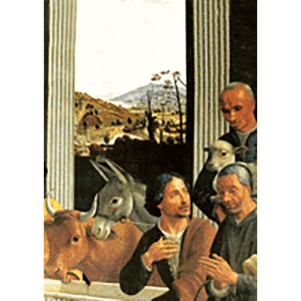 Domenico Ghirlandaio - Adoration of the Sheperds (part) - 3D Lenticular Postcard Greeting Card - NEW Sale