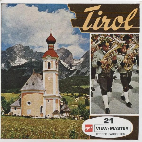 Tyrol - View-Master 3 Reel Packet - vintage - C655-BG3 Cheap