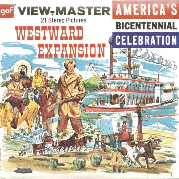 Westward Expansion - View-Master 3 Reel Packet - 1974 - vintage - B812-G3A For Sale