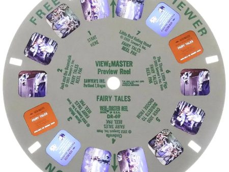 DR-69 - View-Master Preview Reel Fairy Tales - View-Master Single Reel - vintage - (DR-69) Sale