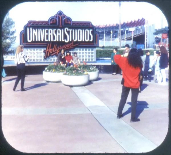 Universal Studios Hollywood Set 2 - View Master 3 Reel Set on Card - 1990 - vintage - 5457 Online Sale