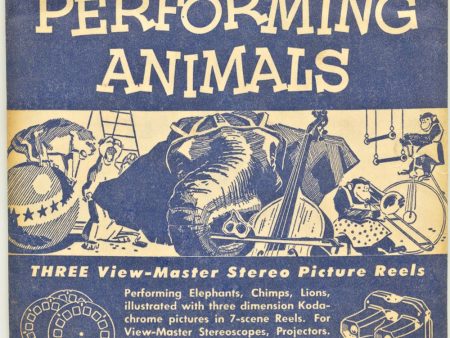 Performing Animals - View-Master 3 Reel Packet - vintage - 925,926,927-S1 Online now