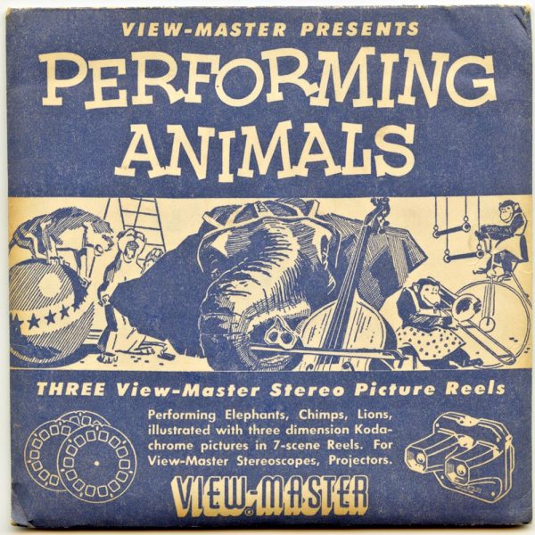 Performing Animals - View-Master 3 Reel Packet - vintage - 925,926,927-S1 Online now