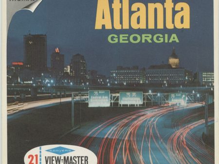 Atlanta ,Georgia - View-Master 3 Reel Packet - 1966 - vintage - (A916-S6A) Supply