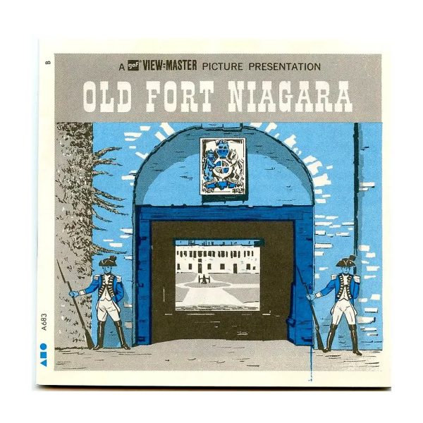 Old Fort Niagara - New York - View-Master - Vintage - 3 Reel Packet - 1970s views (PKT-A683-G1A) For Sale