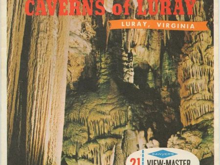 The Beautiful Caverns of Luray - View-Master 3 Reel Packet - 1960s - vintage - (A829-S6A) Supply