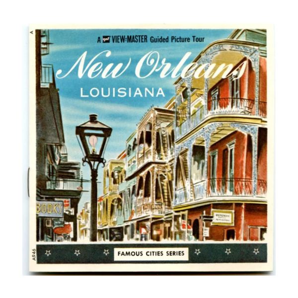 New Orleans - View-Master 3 Reel Packet - 1970s views - vintage - (ECO-A946-G3A) Hot on Sale