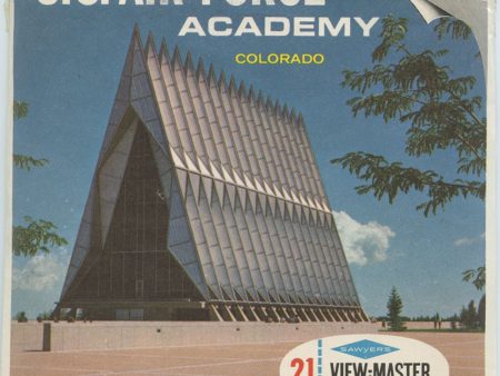 U.S Air Force Academy - View-Master 3 Reel Packet - 1960s views - vintage - A326-S6A Online now