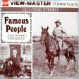 Famous People - View-Master - 3 Reel Packet - 1970s - Vintage - (PKT-B793-G5mint) For Cheap