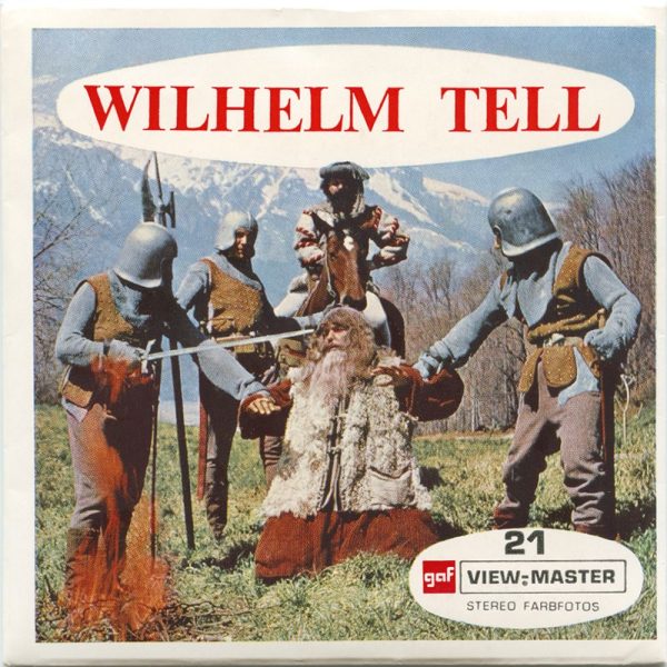 Wilhelm Tell - View-Master 3 Reel Packet - 1959 - vintage - B430D-BG1 Fashion