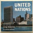 United Nations - View-Master - Vintage - 3 Reel Packet - 1960s views ( ECO-A651-S5) For Discount