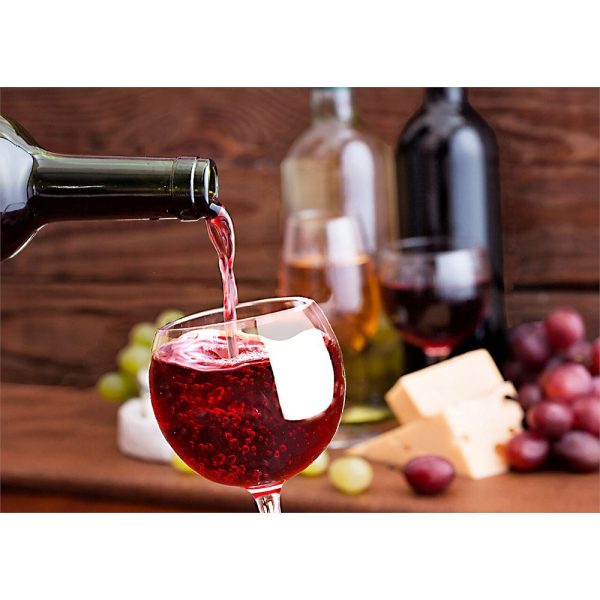 Wine glass filling with Red Wine - 3D Action Lenticular Postcard Greeting Card - NEW Discount