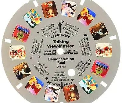 DR 004-722 - Electronic Talking View-Master Viewer Demonstration Reel - vintage on Sale