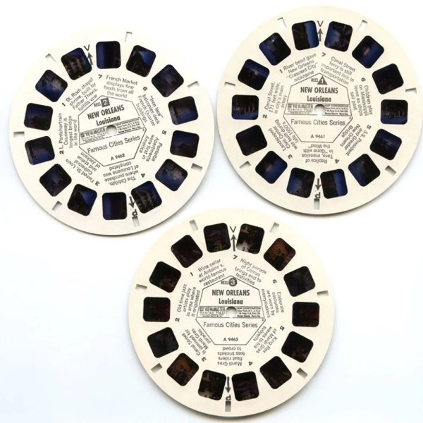 New Orleans - View-Master 3 Reel Packet - 1970s views - vintage - (ECO-A946-G3A) Hot on Sale