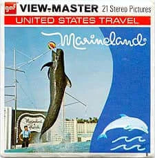 Marineland of Florida - Edition B - View-Master 3 Reel Packet - 1970s views - vintage -  (PKT-A964-G3B) Sale