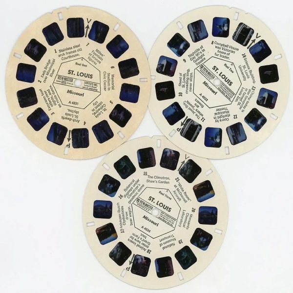 St. Louis, Missouri  - View-Master 3 Reel Packet - 1960s views - vintage - (ECO-A453-S6A) Supply