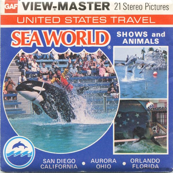 Sea World - View-Master 3 Reel Packet - 1976 - vintage - A208-G5B Discount