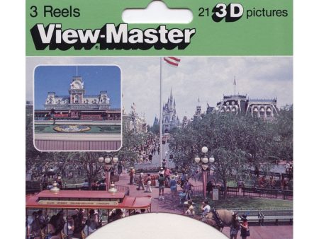 Main Street U.S.A - Walt Disney World- View-Master 3 Reel Set on Card - vintage - 3017 For Discount