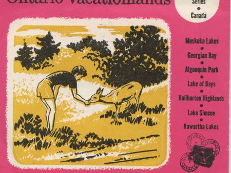 Ontario Vacationlands - View-Master 3 Reel Packet - 1950s views - vintage - (A038-S3) Online Sale