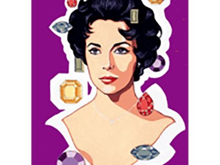 Juan Carlos Espejo - Elizabeth Taylor  - 3D Lenticular Postcard Greeting Card Online now