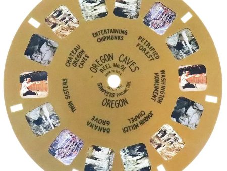 Oregon Caves - View-Master Buff Reel - vintage - (BUF-91c) on Sale