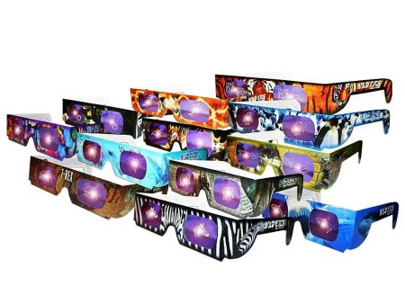 Wild Eyes™ Wild Animal Holographic Glasses - Complete set of 12 Glasses - NEW For Discount