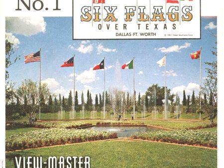 Six Flags Over Texas No1 - View-Master 3 Reel Packet - vintage - A412-S5 on Sale