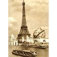 Eiffel Tower World Fair PARIS - 3D Lenticular Postcard Greeting Card - NEW For Cheap