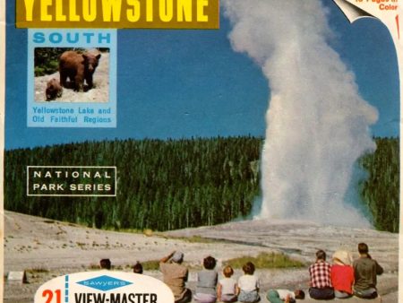 Yellowstone - National Park - View-Master 3 Reel Packet - 1960s - vintage - (ECO-A306-S6A) Fashion