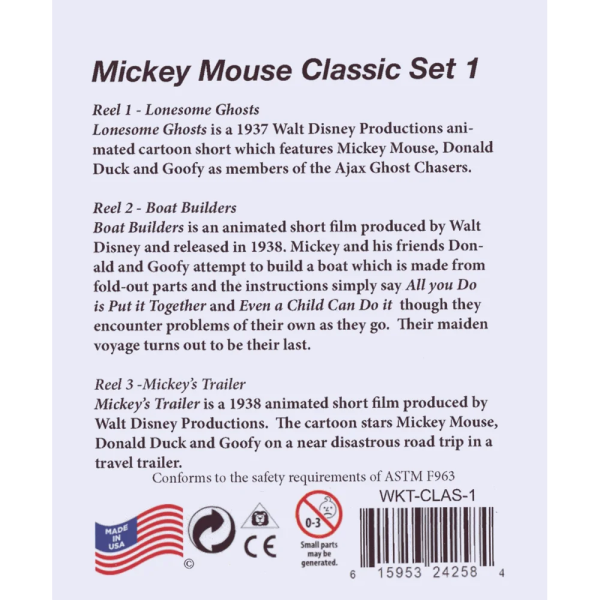 Mickey Mouse Classic Disney Set 1 - View-Master 3 Reel Set Online Sale