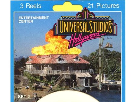 Universal Studios Hollywood - View-Master 3 Reel Set on Card - 1991 - vintage - 5380 Supply