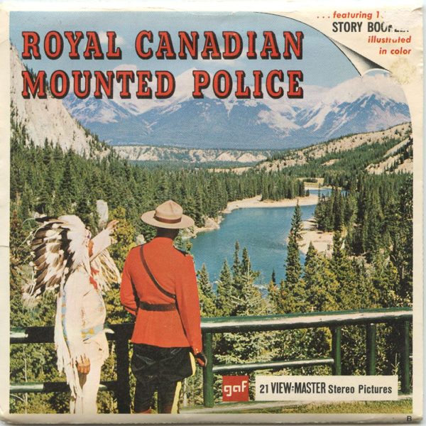 Royal Canadian Mounted Police - View-Master 3 Reel Packet - 1960s views - vintage - B750-G2B Online now