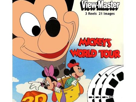 Mickey Mouse s World Tour - View-Master 3 Reel Set - NEW For Sale