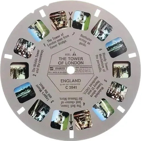 Tower of London - View-Master 3 Reel Packet - vintage - (C284-BG4) For Sale