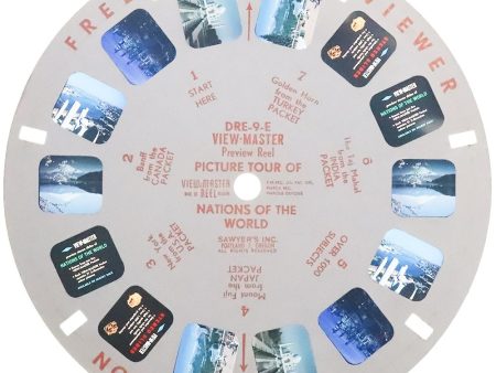 DRE-9-E - Picture Tour of Nations of The World - View-Master Demonstration Reel - vintage - Online now