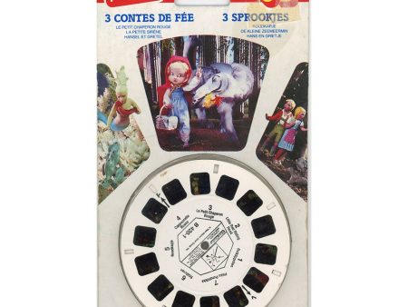 3 Fairy Tales - Little Red Hood - View-Master 3 Reel Set on Card - vintage - B420FN Online Hot Sale