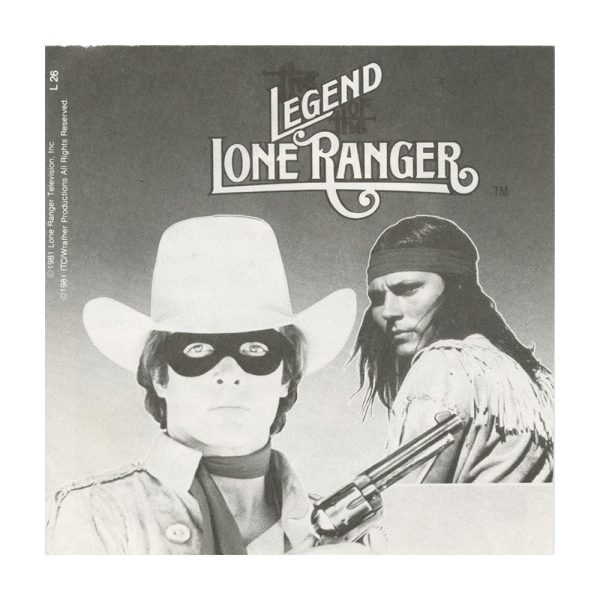 The Legend of The Lone Ranger - View-Master 3 Reel Packet - 1981 - vintage - L26-V2 Fashion