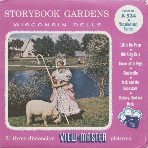 Storybook Gardens - View-Master 3 Reel Packet - 1957 - vintage - A534-S4 on Sale