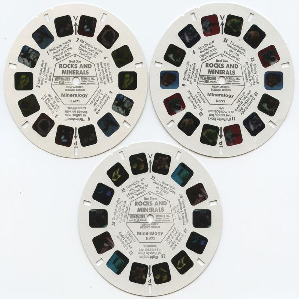 Rocks and Minerals - Mineralogy - View-Master 3 Reel Packet - 1960s views - vintage - (B677-G1A) Discount