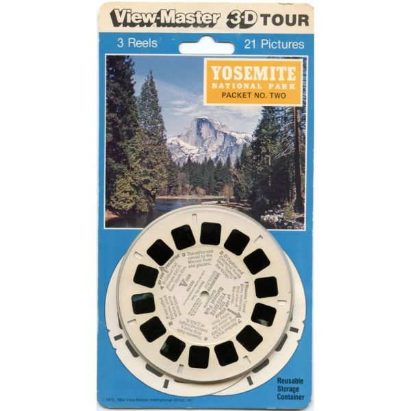 Yosemite  No.2 - View-Master - 3 Reels on Card - NEW - (5304) For Cheap