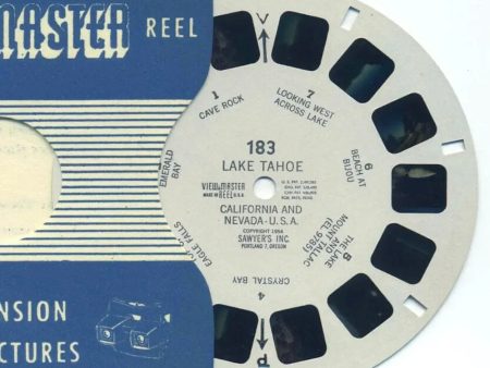 Lake Tahoe, California and Nevada, U.S.A. - View-Master Printed Reel - vintage - (REL-183) For Cheap