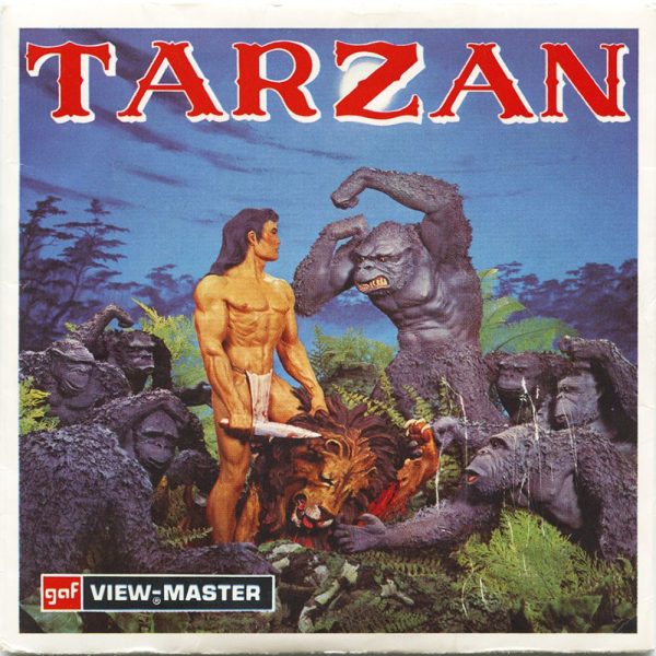 Tarzan - View-Master 3 Reel Packet - 1968 - vintage - B444N-BG1 For Sale