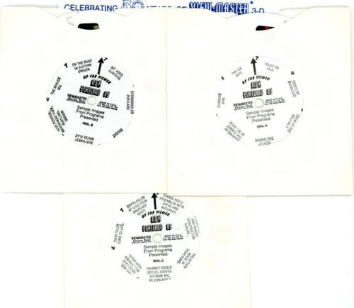 ViewMaster Reel Making Machine 3 Reel Set 1989 NSA Portland Convention -Reel Case Supply