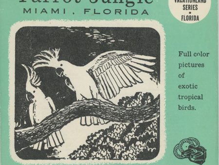 Parrot Jungle - Miami, Florida - View-Master 3 Reel Packet - 1950s views - vintage - (PARROT-S3) Online