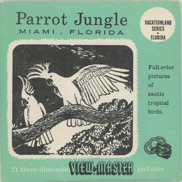 Parrot Jungle - Miami, Florida - View-Master 3 Reel Packet - 1950s views - vintage - (PARROT-S3) Online