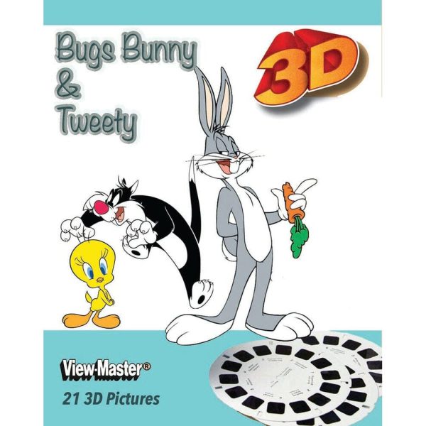 Bugs Bunny and Tweety - View-Master 3 Reel Set  - vintage For Discount