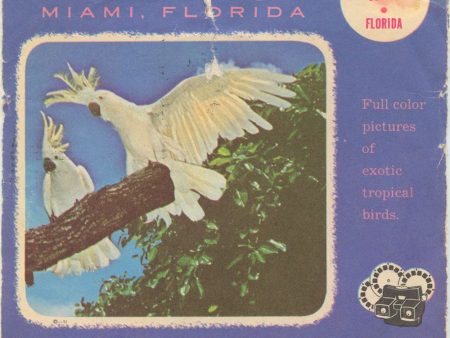 Parrot Jungle - Florida - View-Master 3 Reel Packet - 1960s views - vintage - A965-S5 Supply