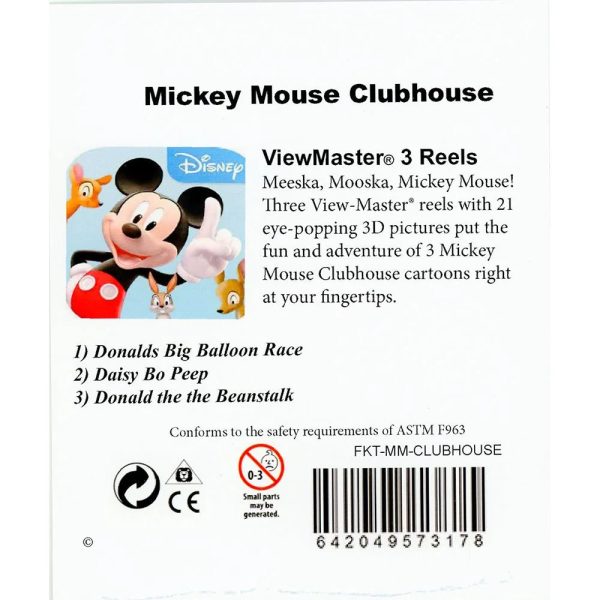 Mickey Mouse Clubhouse - View-Master 3 Reel Set  - NEW on Sale