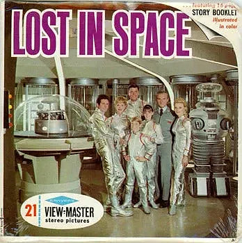 Lost in Space - View-Master 3 Reel Packet - 1960s - vintage - (PKT-B482-S6) Cheap